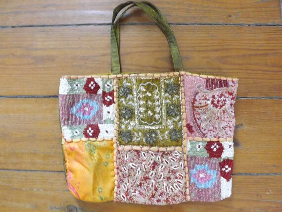 vintage BEADED HANDBAG