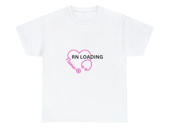 看護師用コットンTシャツ| 白シャツ| 看護学生へのギフト| 学生へのギフト| 看護師へのギフト|