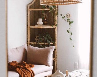 Adult Waffle Throw - Ochre