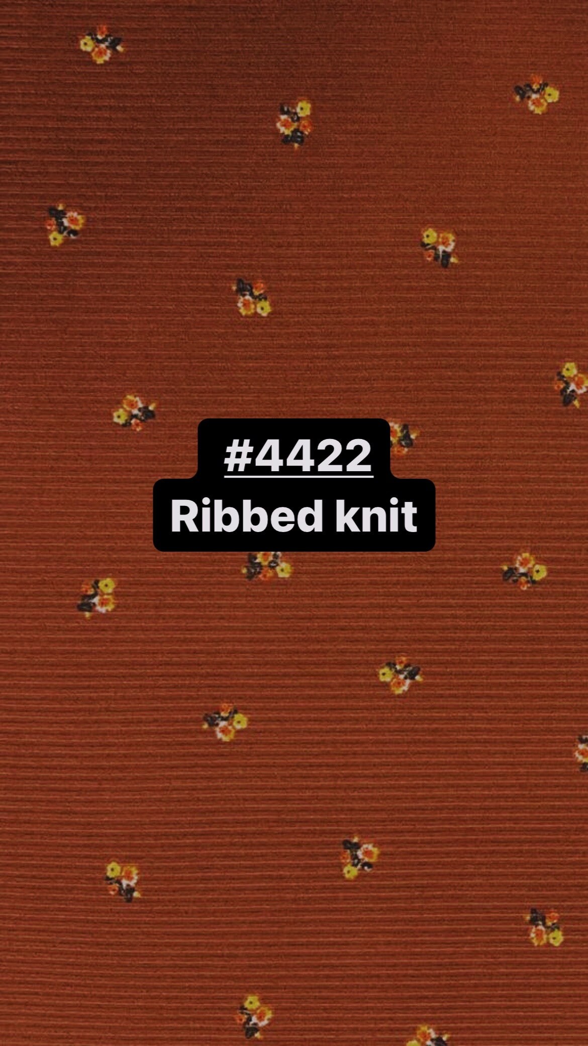Ribbed knit #4422