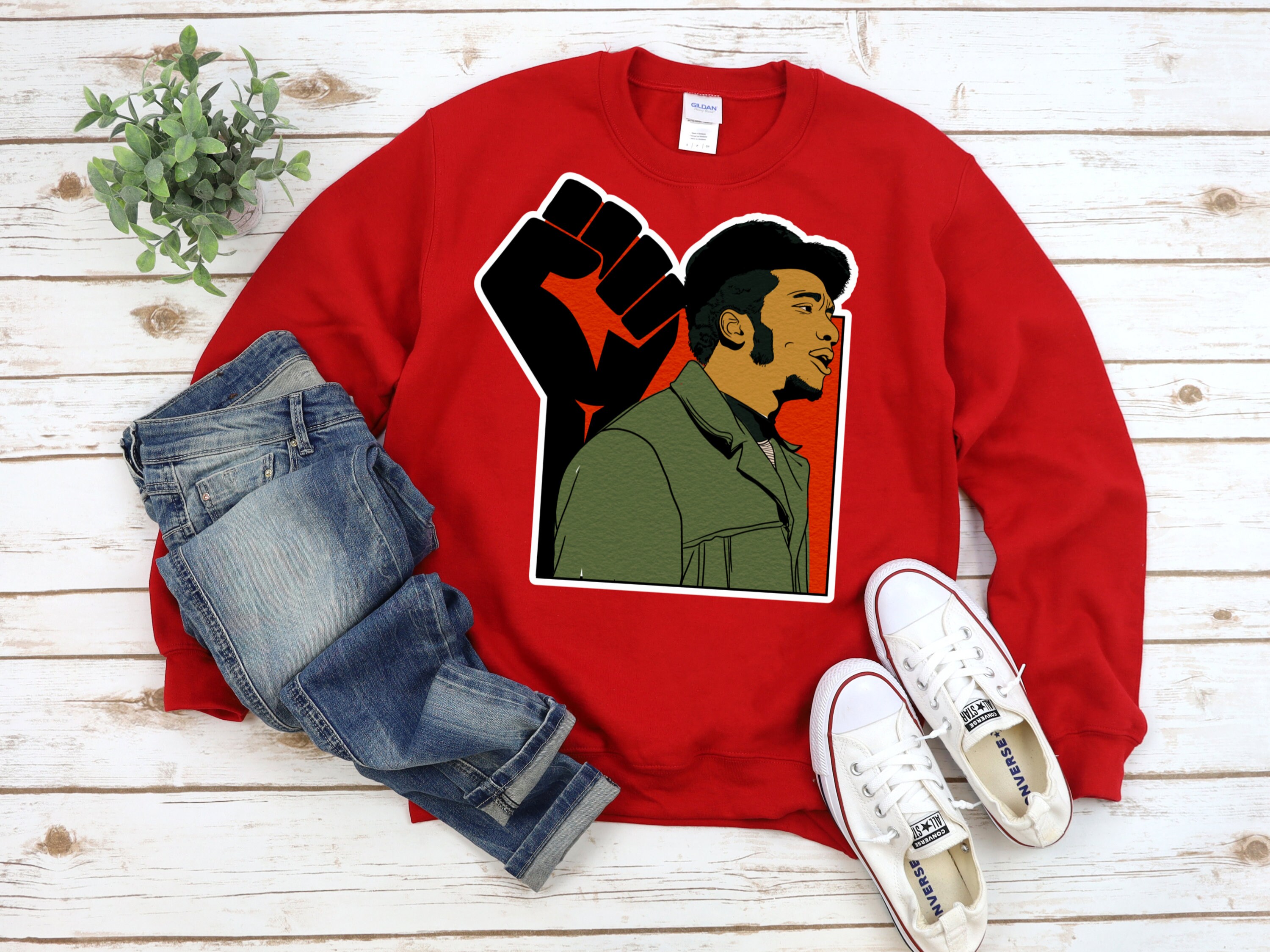 Fred Hampton Sweatshirt Gift Black Panther Party Etsy