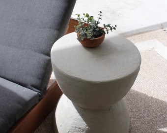 Plaster End table