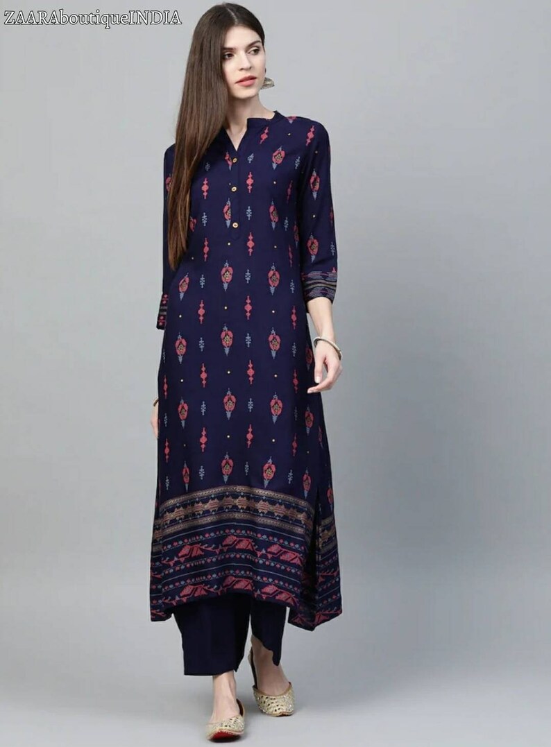 Kurta With Palazzo Set Graduation Gift for Her Office Wear - Etsy