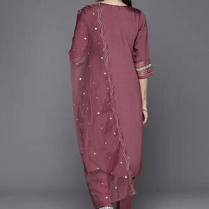 Reception Partywear Mauve Tissue Zari Gota Patti Kalidar Lehenga Choli main image 0