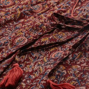 Kalamkari Kurta - Hand Block Printed A-line Angrakha Kurta - Gift for ...