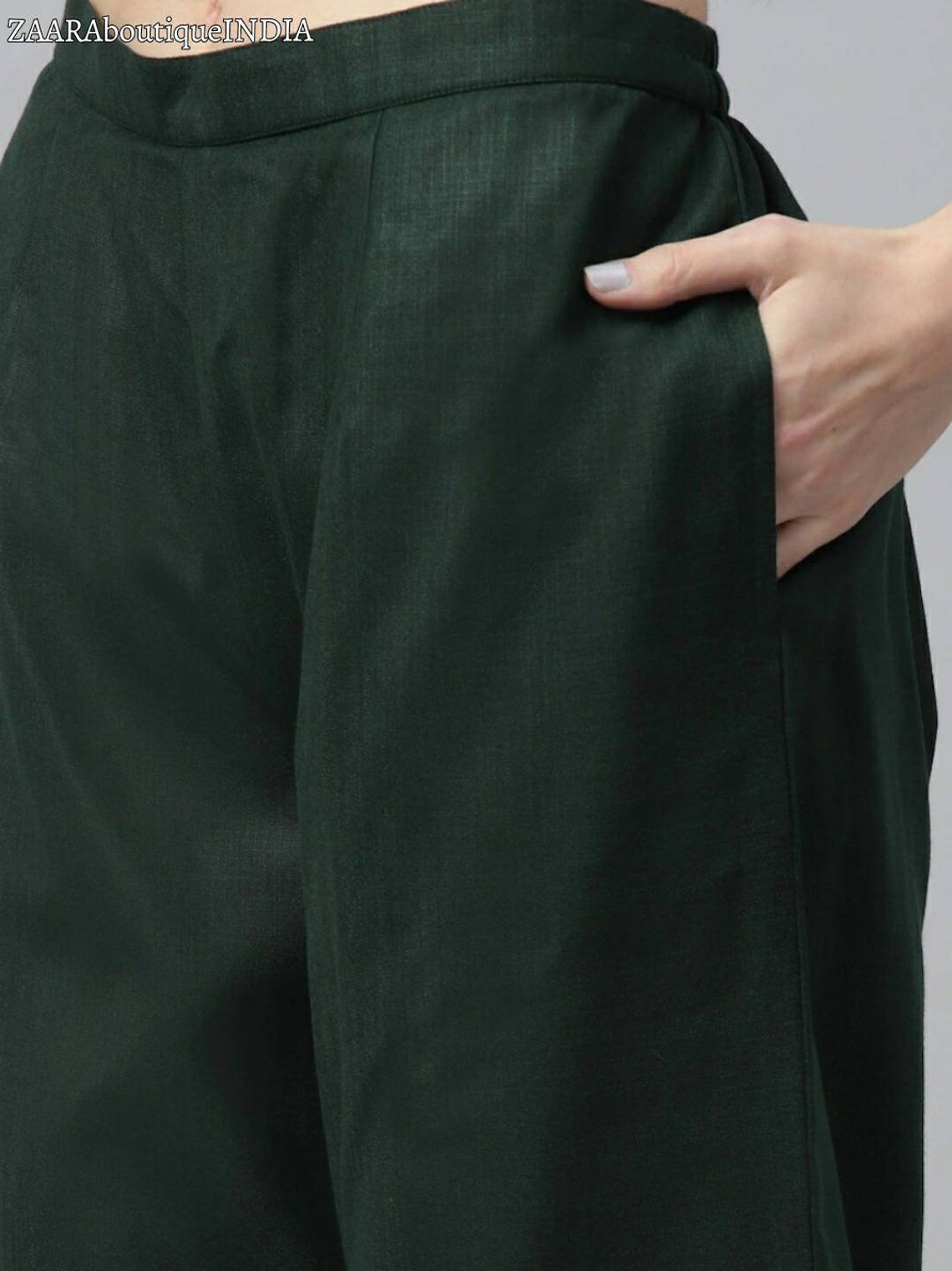 Women's Solid Green Kurta Set with Dupatta