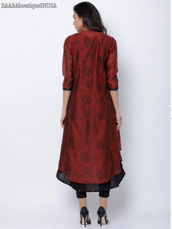 STYLISH WOOLLEN KURTI WITH JACKET FOR WOMEN – www.soosi.co.in