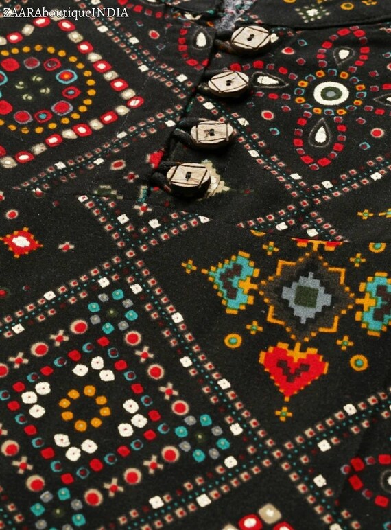 multicolor kurti tops