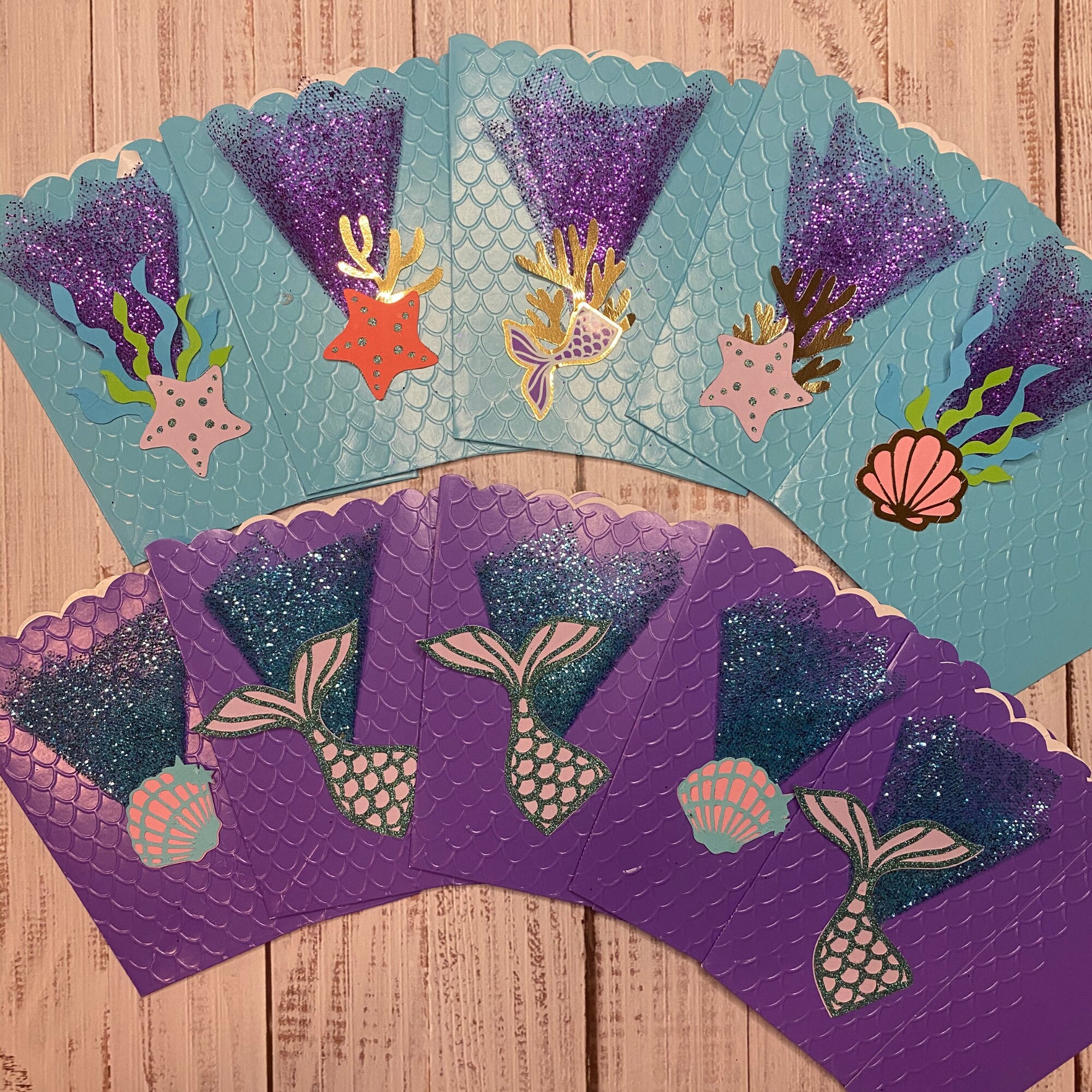 Mermaid Popcorn Boxes Custom popcorn box mermaid decor Etsy