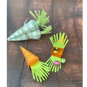 Easter Popcorn boxes, Custom Popcorn Boxes, bunny Treat Boxes, Easter Party decor and supplies, Easter Birthday, Carrot favor boxes