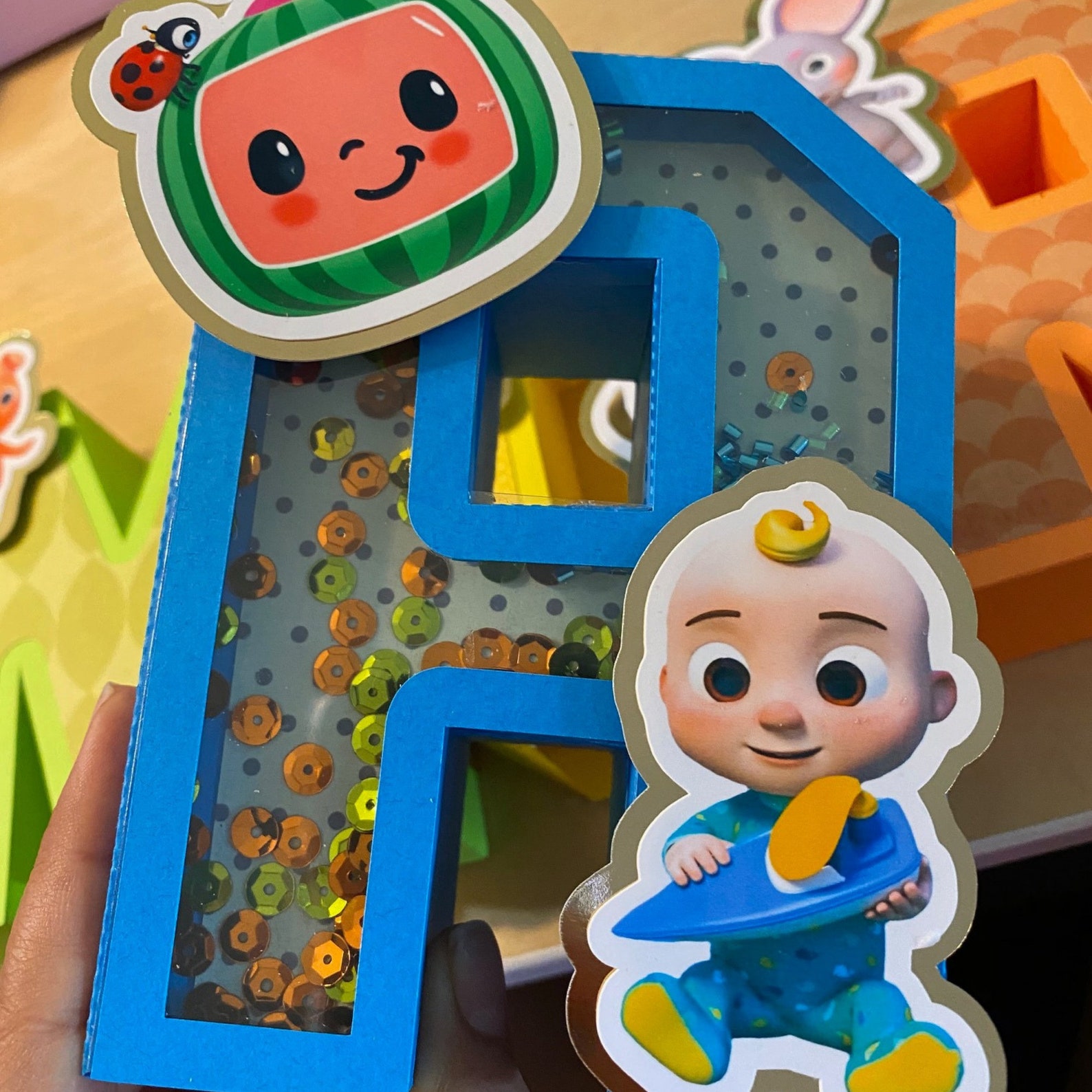 Cocomelon 3D letters Custom 3D letters kids bedroom decor | Etsy