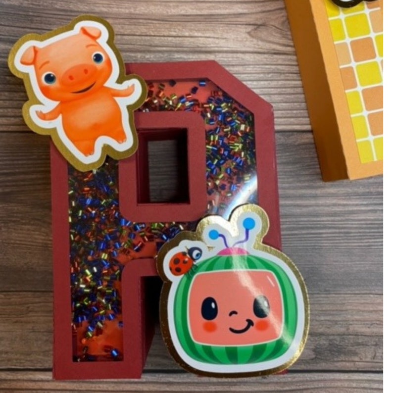 Cocomelon 3D letters Custom 3D letters kids bedroom decor ...