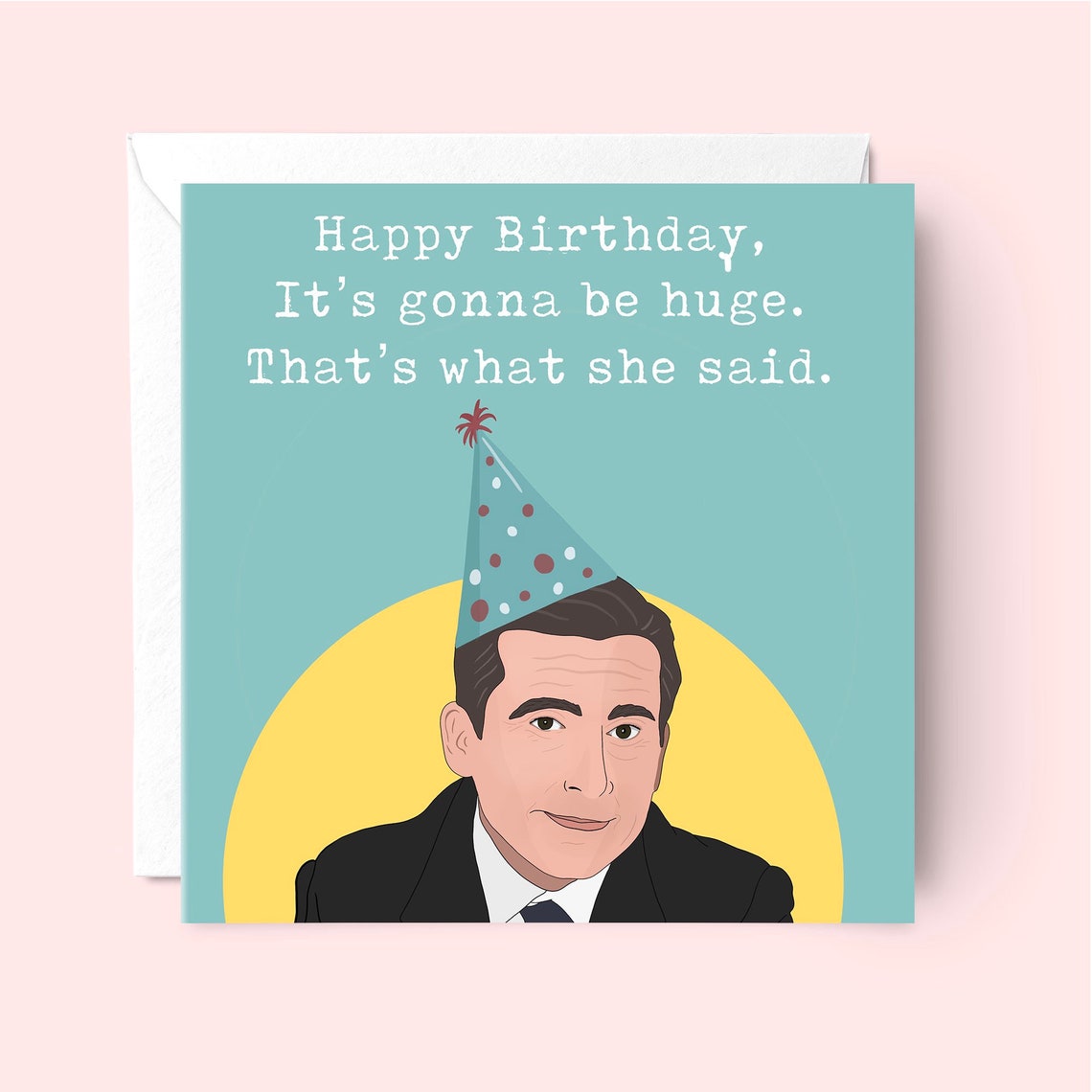 Michael Scott Birthday Card The Office Birthday Card The | Etsy
