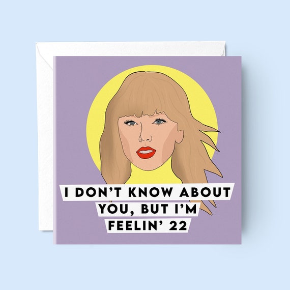 Taylor Swift 22 Birthday Card Taylor Swift Card Birthday Etsy Taylor Swift 22 Birthday Card Taylor Swift Card Birthday Etsy