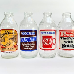 1980s Milk Bottle - Etsy UK