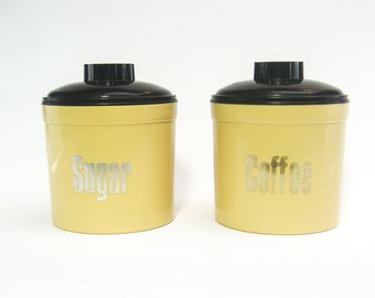 70er Jahre Kaffee und Zucker Behälter