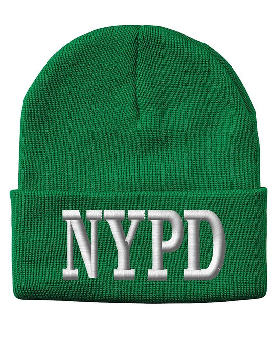 NYPD Beanie - Etsy