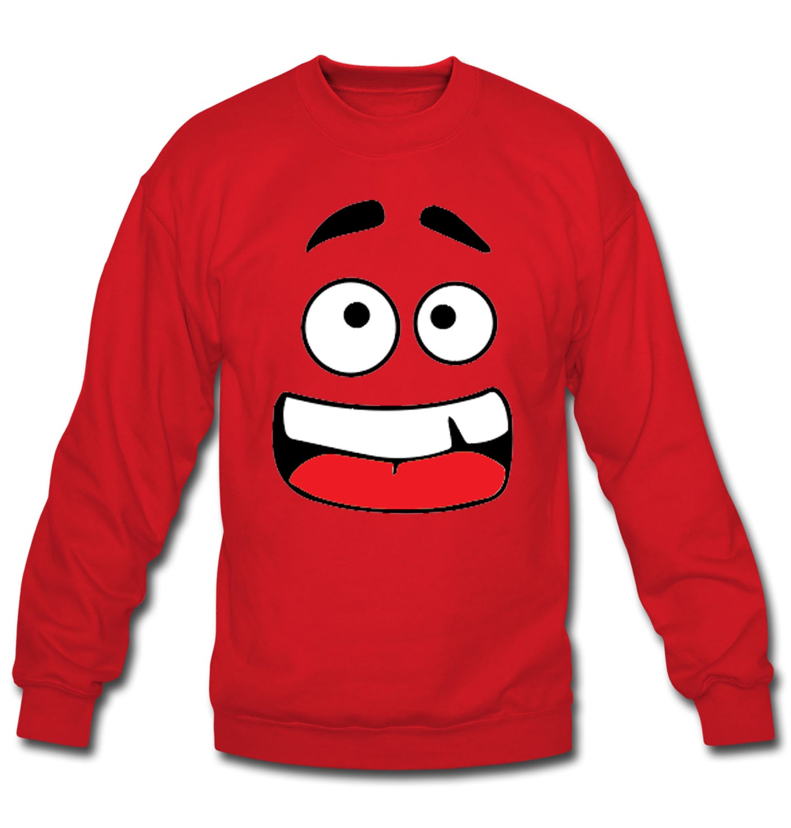 Emoji Face Crewneck Sweatshirt Emoji Shirt - Etsy