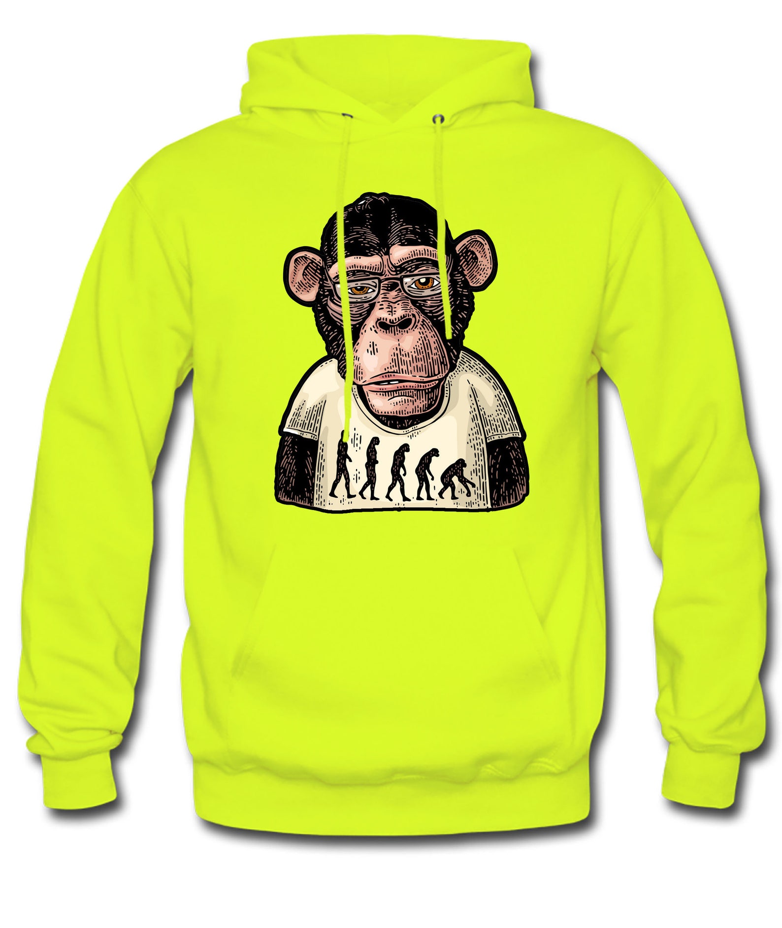 Monkeys dressed Hoodie Sweatshirt Etsy