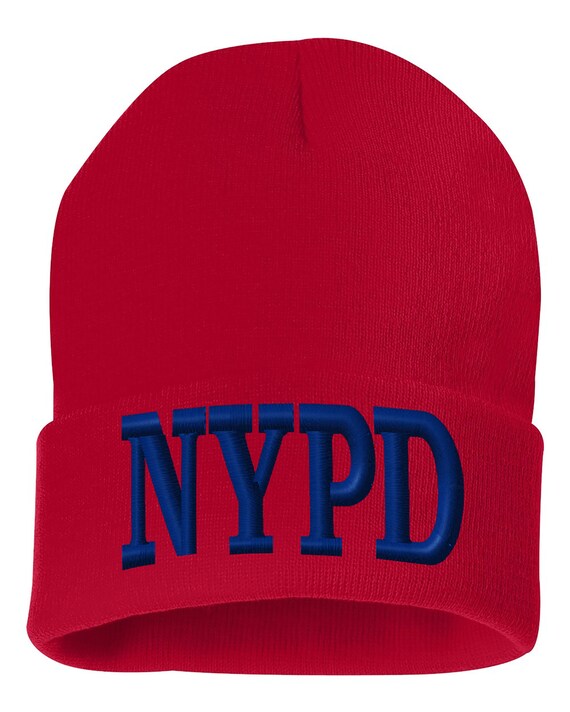 NYPD Beanie - Etsy
