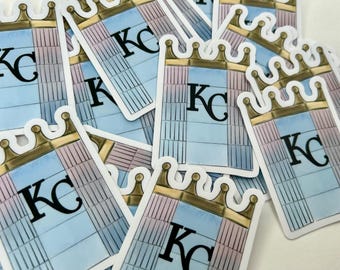 Royals Stadium, Vinyl Waterproof, magnet, Sticker laptop, Kansas city royals, tumbler, bumper car, royals sticker, baseball, kc royals