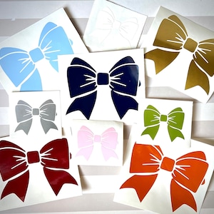 Vinyl Coquette Bow Decal Sticker for Car, Tumbler, Water Bottle, Cup