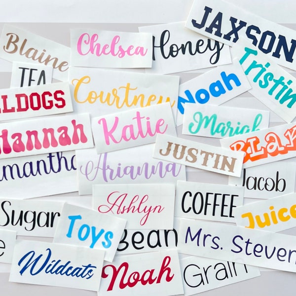 Name Decal, Name Sticker, Custom Stickers, Custom Name Sticker, Decals For Cars, Decal Stickers, Decals For Cups, Name Decals and Stickers