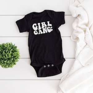 Girl Gang Mommy and Me Matching Onesie, Toddler Onesie, Baby Onesie, Girl Gang Shirt, Fall Onesie, Matching Mom