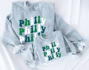 Philadelphia Football Sweatshirt, Eagles Crewneck, Eagles Sweatshirt, Philadelphia Football Crewneck Sweatshirt, Eagles Philly Sports