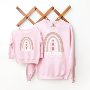 Rainbow Mama Sweatshirt, Rainbow Baby Sweatshirt, Crewneck Sweatshirt, Gift For Mom, Toddler Sweatshirt, Toddler Shirt, Mama Crewneck, Mom