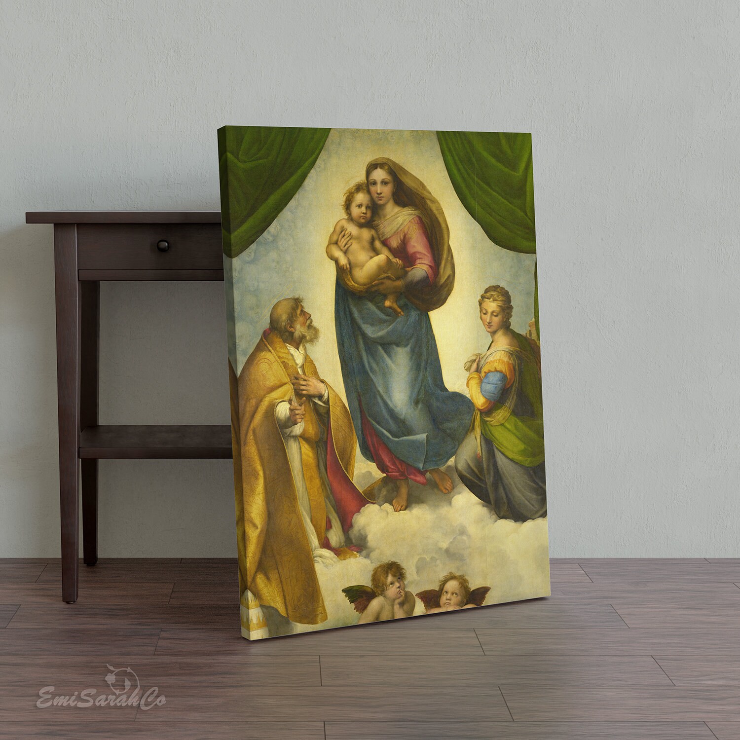 The Sistine Madonna Painting by Raphael Canvas Print Wall Art - Etsy