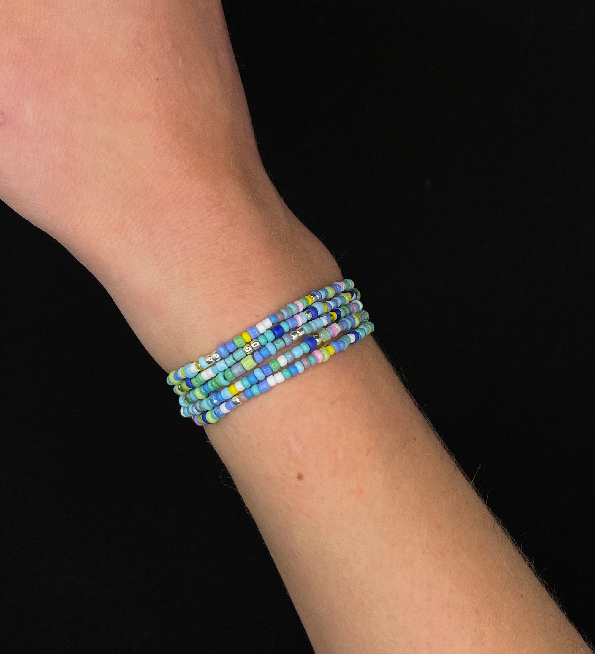 Seed Bead Wrap Bracelet Etsy