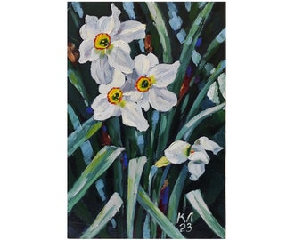 水仙アート、水仙の絵、水仙のアートワーク、水仙水仙の花、花のアート