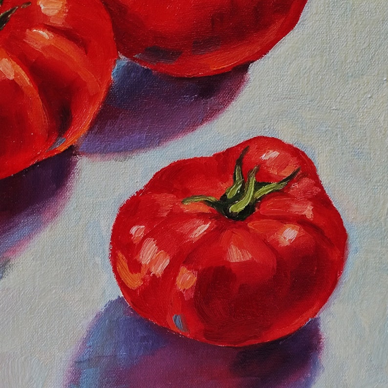 Red Tomatoes Oil painting