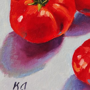 Red Tomatoes Oil painting