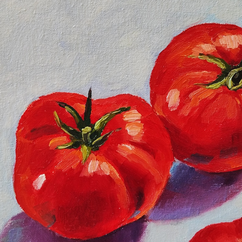 Red Tomatoes Oil painting