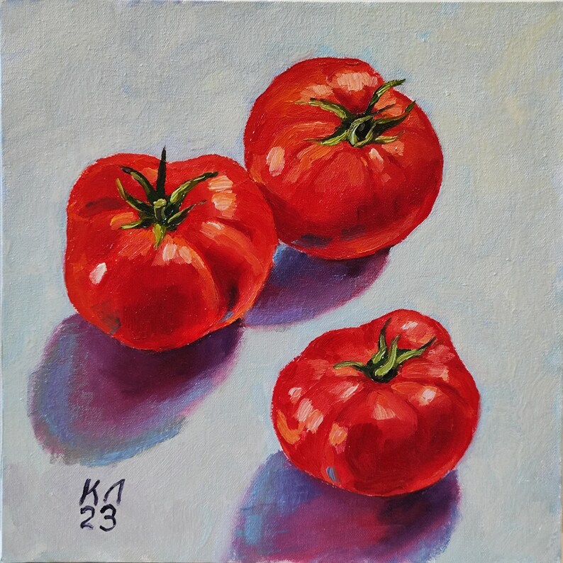 Red Tomatoes Oil painting