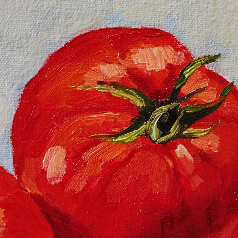Red Tomatoes Oil painting
