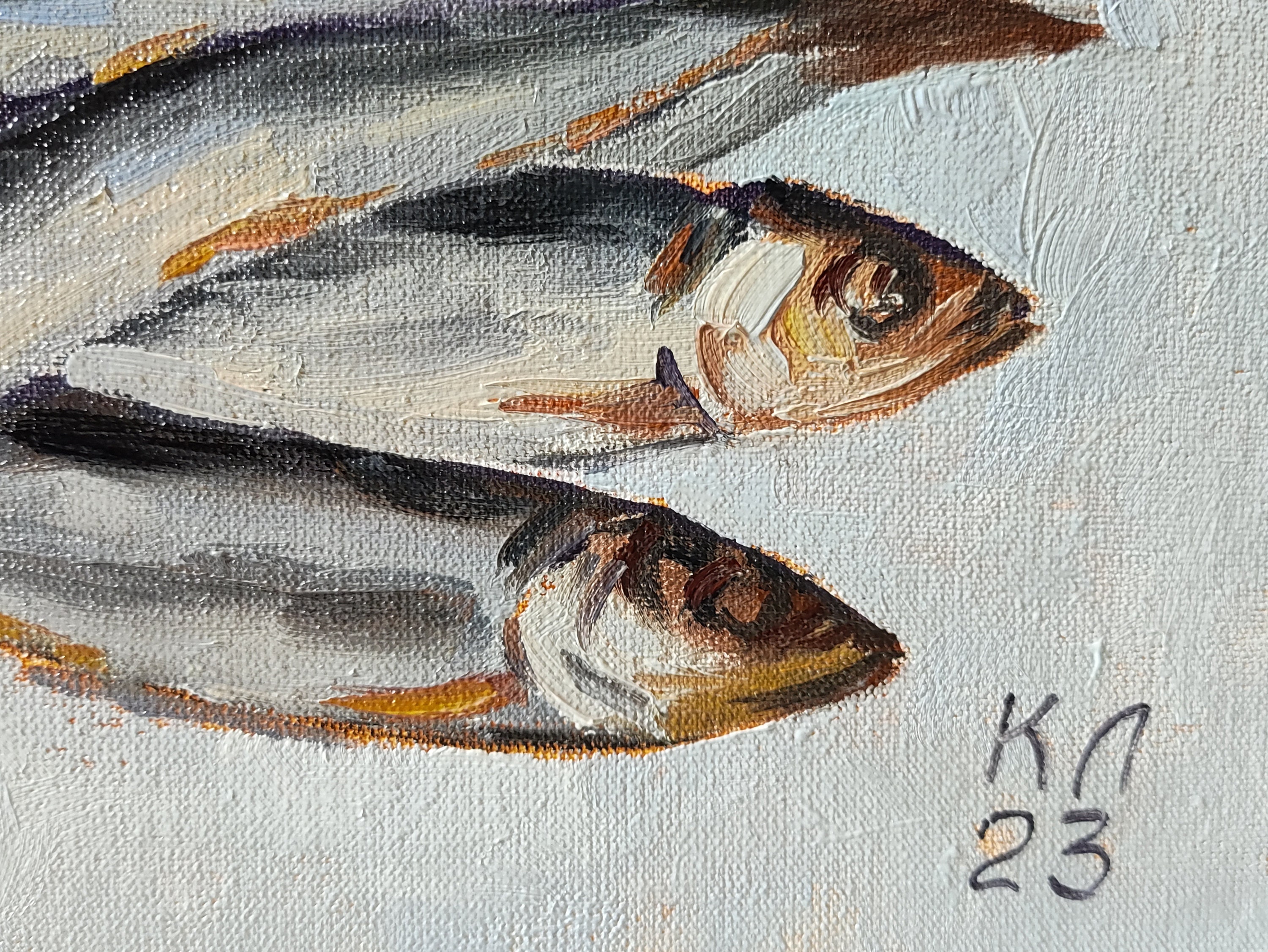特選 絵画 魚の絵画 （ズベリ 海の魚たち 80×60｜株式会社 e