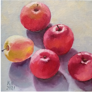 フルーツ絵画 - 静物画 - キャンバスと紙のプリント