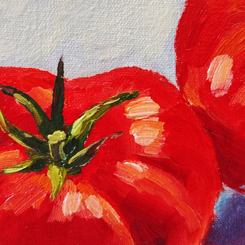 Red Tomatoes Oil painting