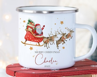 Personalised Kids Christmas Mug, Hot Chocolate Mug, Stocking Filler Ideas, Christmas Eve Box Fillers