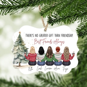 Best Friends / Sisters / Work Besties / Girlfriends Christmas Bauble