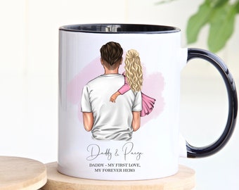 Daddy and Daughter Mug, Gift for Daddy from Daughter / Son, Dad Birthday Gift, Fathers Day Gift, Daddy Gifts