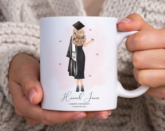 Personalised Graduation Mug for her, Graduate Celebration Gift, Class of 2026