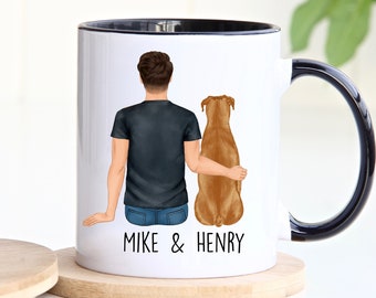Personalized Dog Dad Mug: Custom Dog Owner Gift