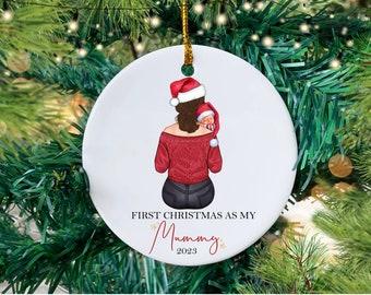 First Christmas as my Mummy Bauble, Christmas Gift for Mommy from Baby