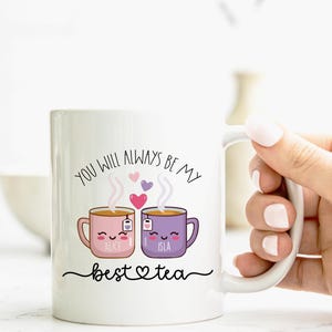 Personalised Best-Tea Mug, Birthday Present for Mum, Best Friend, Auntie, Nan, Funny Friendship Gift, Christmas Gift for Her image 5