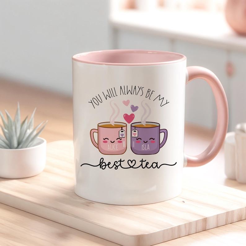 Personalised Best-Tea Mug, Birthday Present for Mum, Best Friend, Auntie, Nan, Funny Friendship Gift, Christmas Gift for Her image 7