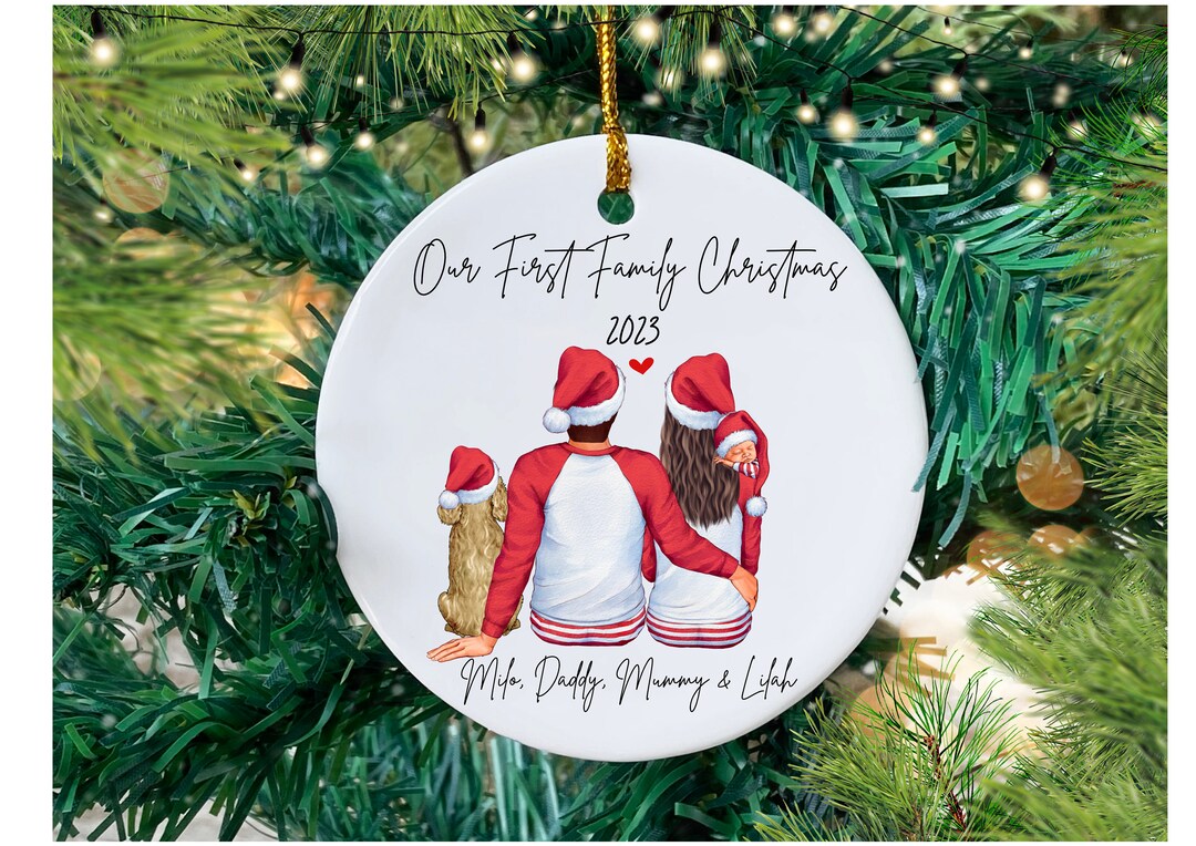 Our First Family Christmas Bauble, Baby